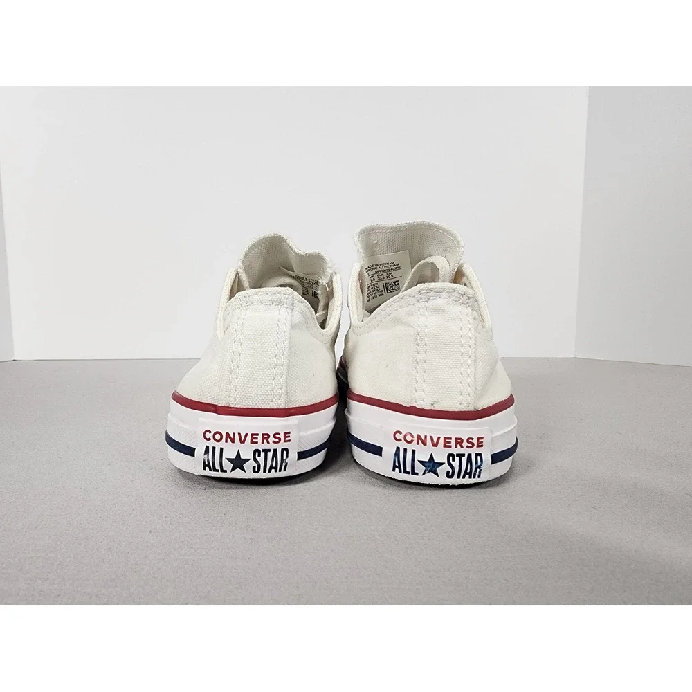 Converse Chuck Taylor All Star Low Top White Canvas Youth Sneakers 3J256 Size 2
